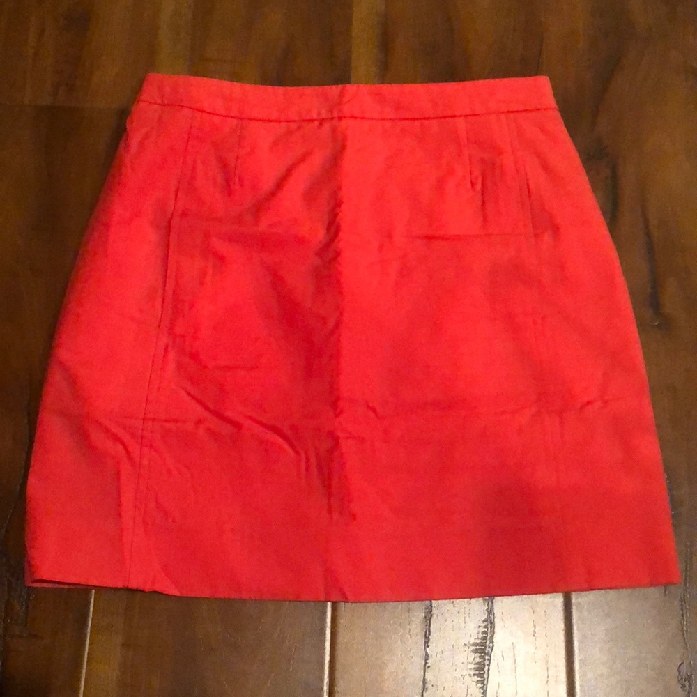 Balenciaga Orange Mini Skirt NWT